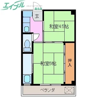 ネオステージ大仲新田I【4階】の間取り
