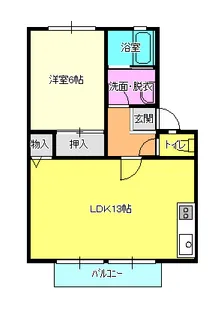 キャロット【2階】の間取り