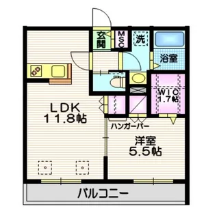 パピヨン【2階】の間取り