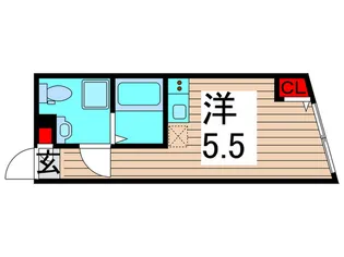 Nordic五反野【3階】の間取り