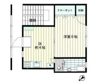 シャンポール清【4階】の間取り
