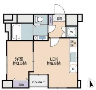 西船橋ファミリーマンション【10階】の間取り