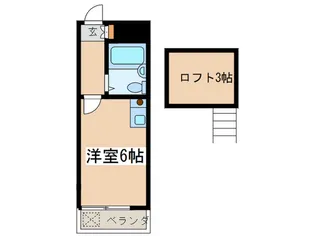 レオパレス ペルシャ【2階】の間取り