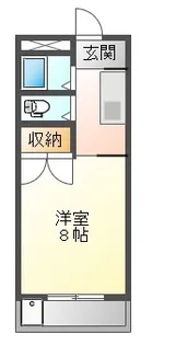 エーダイロイヤルプラザ【1階】の間取り