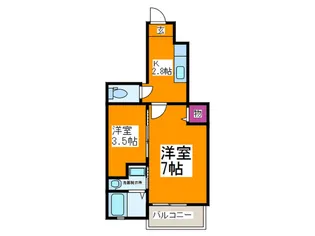 パークハイムソフィア【1階】の間取り