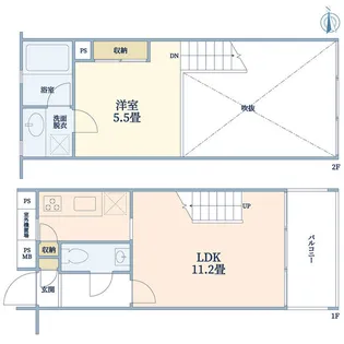 ウェルスクエア碑文谷【5階】の間取り
