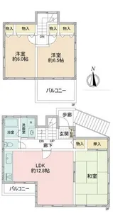 吉祥ガーデン成田東の間取り