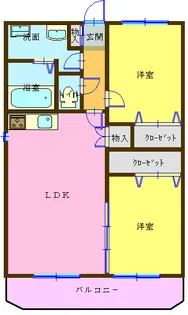 コーポ辻村II【3階】の間取り