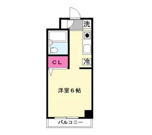 プラザ萩山【4階】の間取り