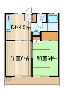 コーポアイビー【2階】の間取り