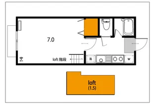 98リーベル【2階】の間取り