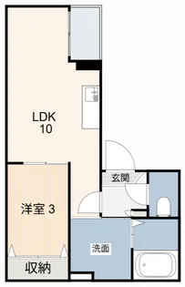 エル前之輪【2階】の間取り