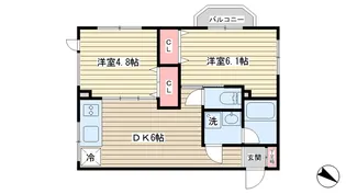 エバーラスティング617【4階】の間取り