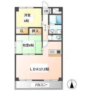グラード【5階】の間取り