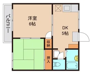 メゾンドボヌール【2階】の間取り