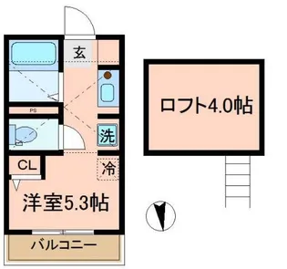 グランフィオーレ【3階】の間取り