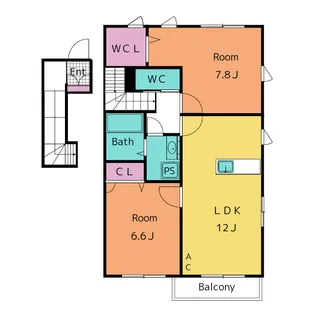 日吉壱番館【2階】の間取り