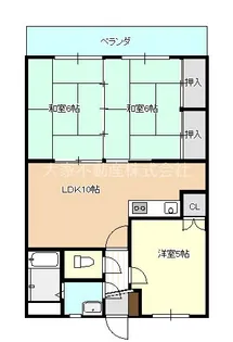 グランディールレゾン【2階】の間取り