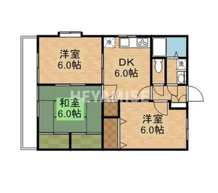 グランディール中嶋【4階】の間取り