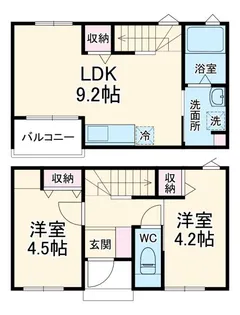 MELLAS浦安の間取り