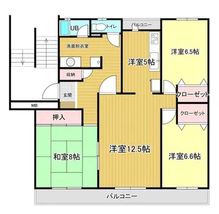 ケイティ第1【1階】の間取り