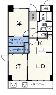 ビエント・ハナ【3階】の間取り