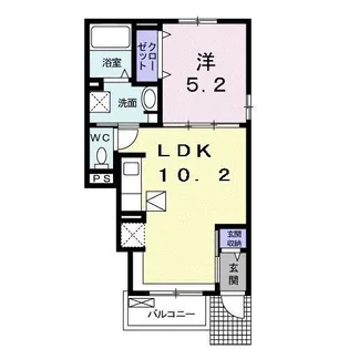 フレマリール吉島【1階】の間取り