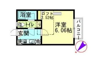 コヴェントガーデン【2階】の間取り