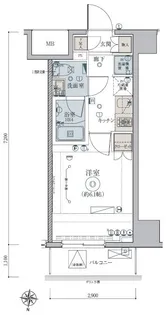 リヴシティ綾瀬WEST【2階】の間取り
