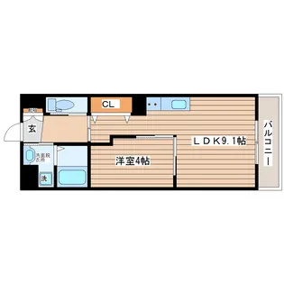 グランド シリウス【6階】の間取り