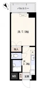 メルクマール御幸橋【2階】の間取り