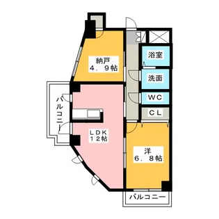 ヒカリエ東海【8階】の間取り
