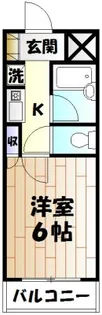 ライフマンションYMK【1階】の間取り