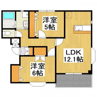 ル・ボヌール【1階】の間取り