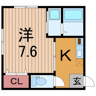 CUBE-Y【2階】の間取り