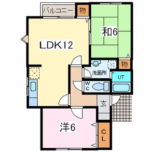 メルヘンハイツIII【2階】の間取り