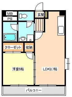 K・Tビル【2階】の間取り