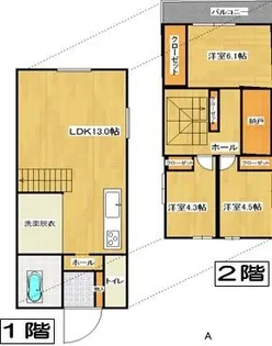 グランツ【1階】の間取り