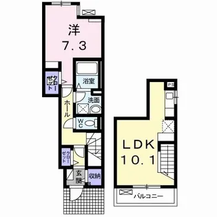 マロンショコラ【1階】の間取り
