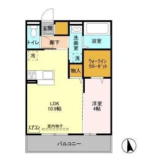 LeHuit E【3階】の間取り