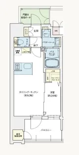 エステムコート名古屋セントリア【10階】の間取り