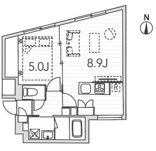 フォーゲルフォンテ経堂【1階】の間取り