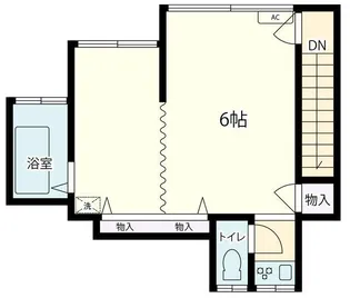 内山ハイツ2F【2階】の間取り