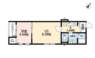 立川セイワレジデンス3【1階】の間取り
