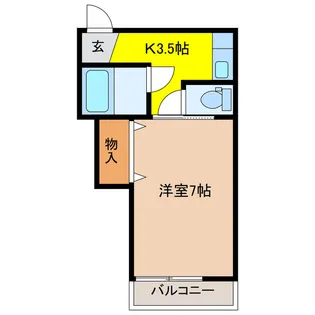 ハウス光【2階】の間取り