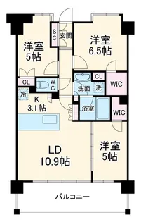 サムティレジデンス藤が丘【5階】の間取り