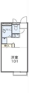 レオパレスシャルム【1階】の間取り
