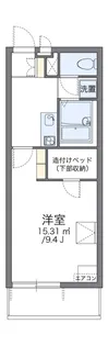 レオパレス大陽伍番館【1階】の間取り