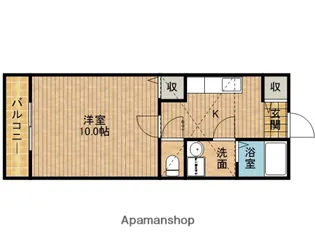祢宜島マンション【2階】の間取り