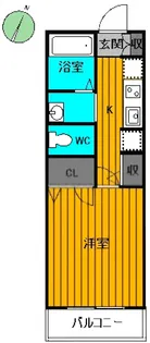 ロータスハイム和田【2階】の間取り